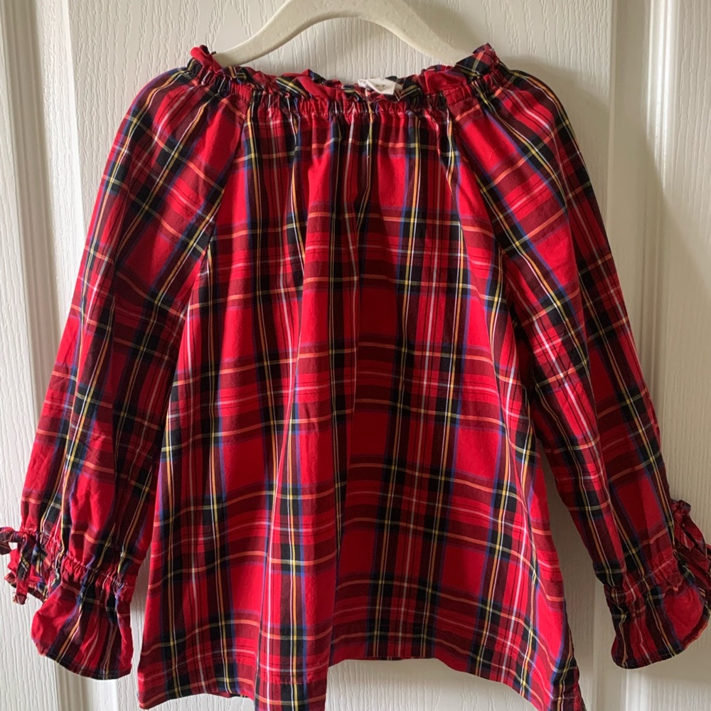 J.Crew Crewcuts plaid shirt